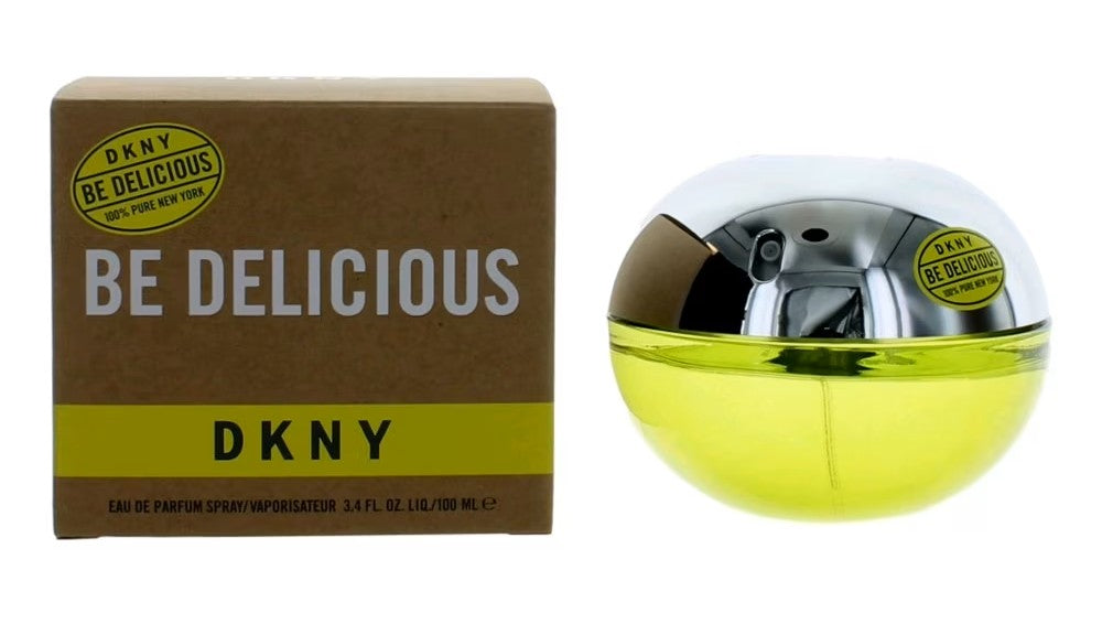 DKNY Be Delicious Perfume for Women  EDP Spray, 3.4 oz, Floral Fruity