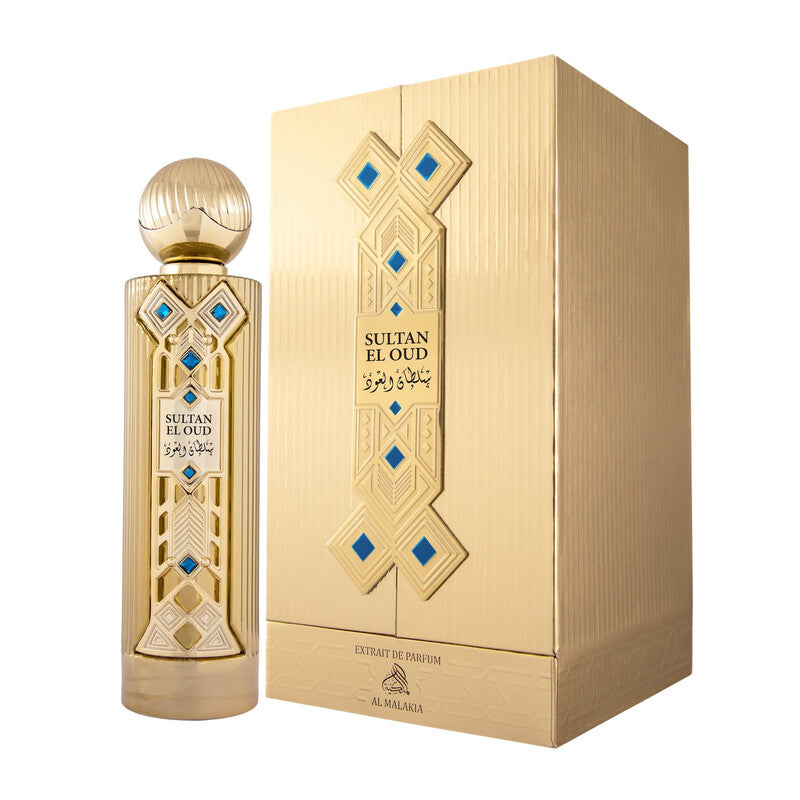 Al Malakia Sultan El Oud Extrait de Parfum for Unisex, Intense Oud 3.3 oz Spray