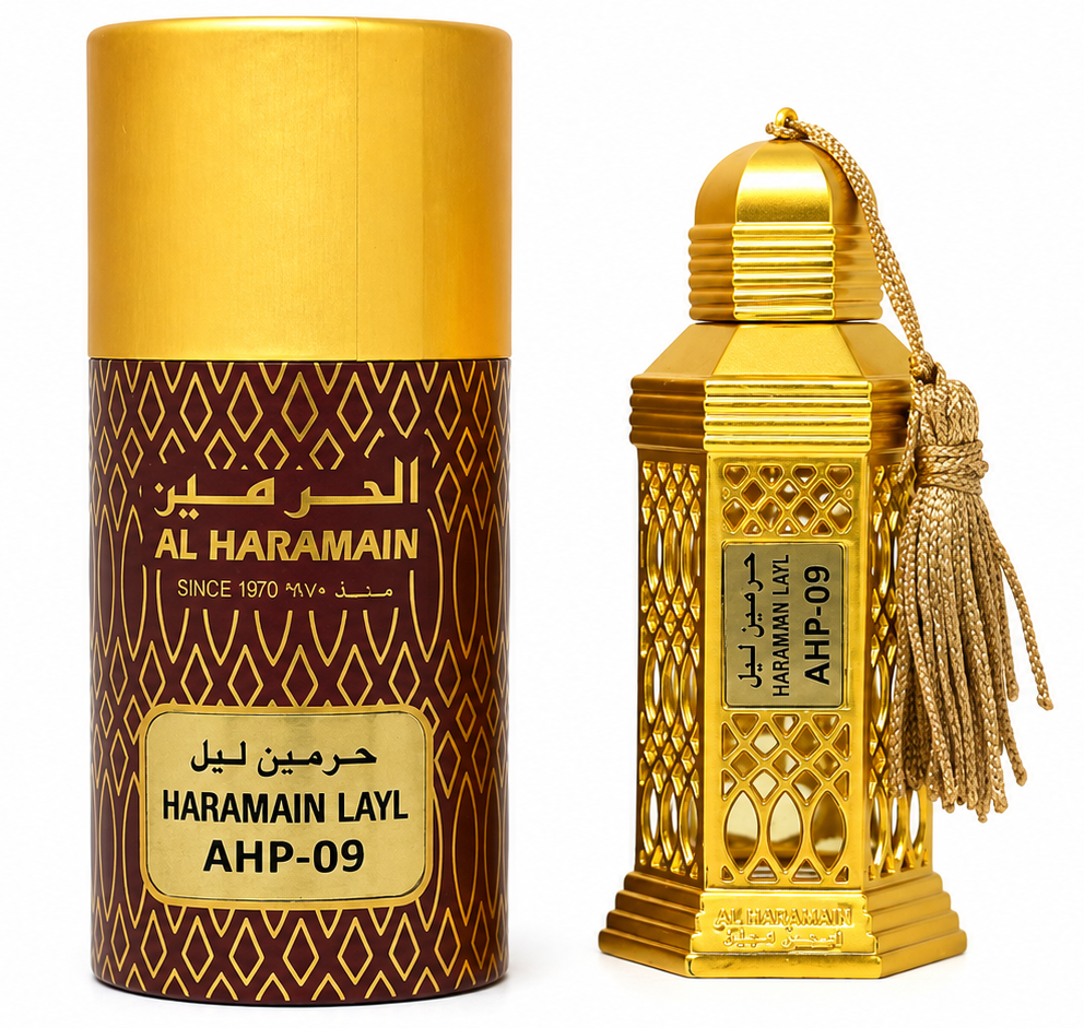 Al Haramain Layl Concentrated Perfume Oil for Unisex  Perfume Oil, 0.4 oz