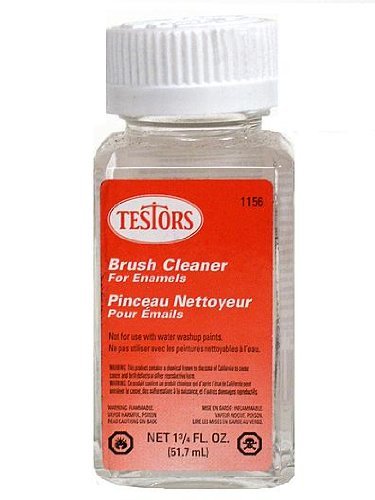 Diluyente y limpiador de pinceles para modelos de plástico esmaltado Testors, 1,75 oz