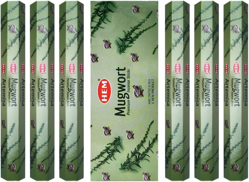 Hem Mugwort Incense Sticks - 120 Stick Bulk Box (6 Inner Tubes of 20)