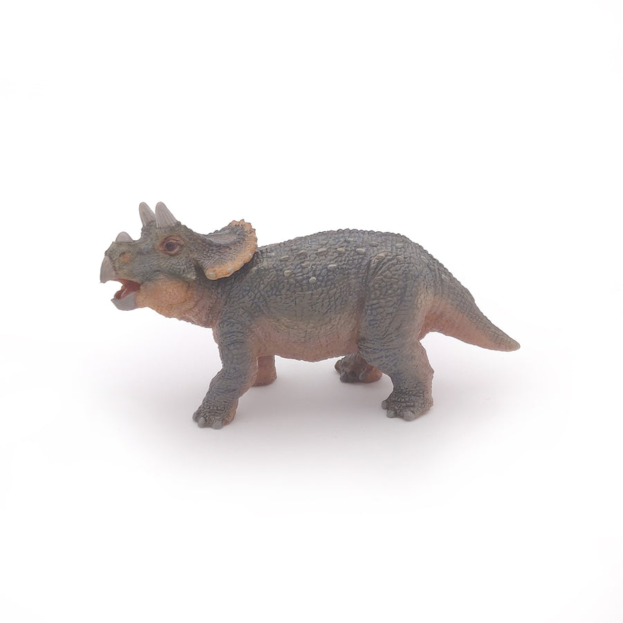 Papo Young Triceratops Hand Painted Figurine - Heirloom Quality Collectible (55036)