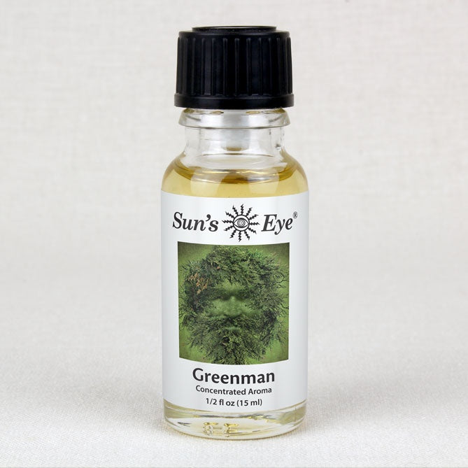 Sun's Eye Greenman Herbal Fragrance Oil - 1/2 Ounce Bottle