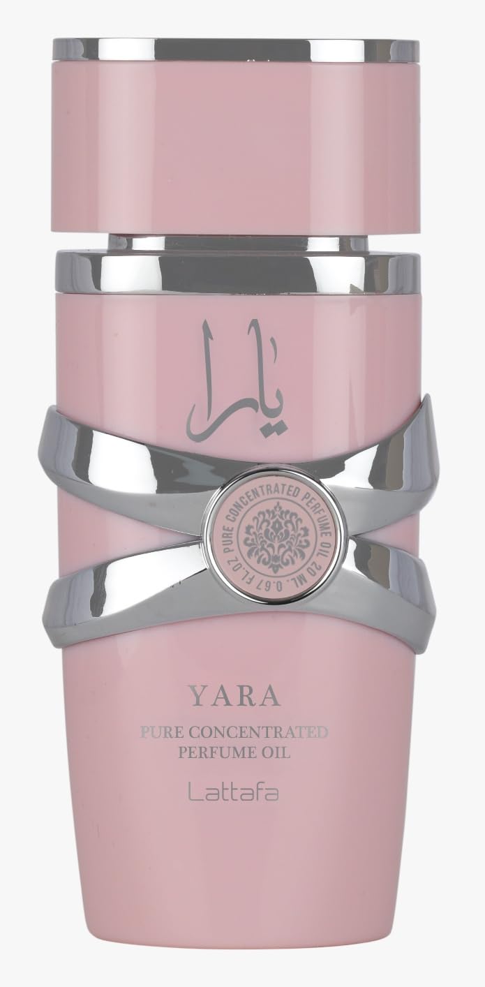 Lattafa Yara Pure Concentrated Perfume Oil for Women, 0.67 Fl Oz