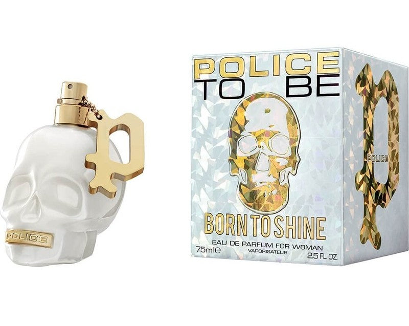 Police To Be Born To Shine EDP Women Floral Vanilla Coffee Scent 1.35 oz Spray
