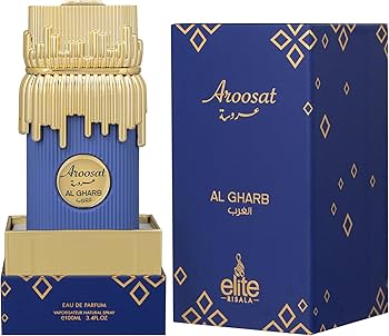 Risala Elite Aroosat Al Gharb Men Eau de Parfum Spray 3.4 oz (100 ml) Aromatic Aquatic