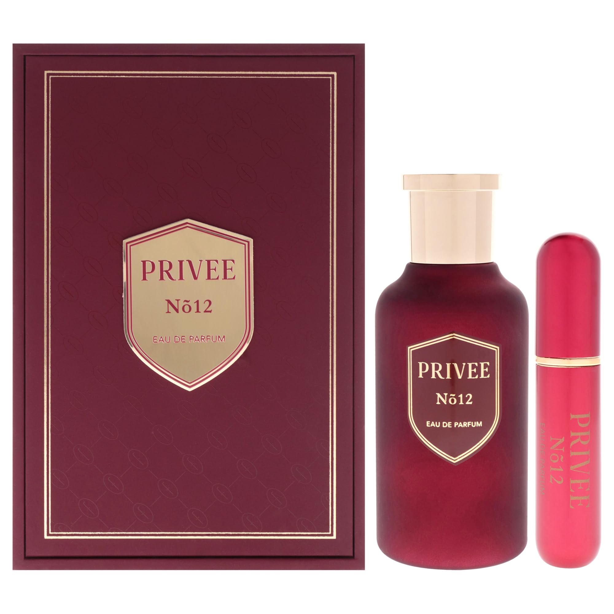 Flavia Privee No 12 Eau de Parfum for Women, Floral Fruity Fragrance with Citrus Watery Notes Musk and Woods, Refillable Atomizer, 3.4 oz Spray