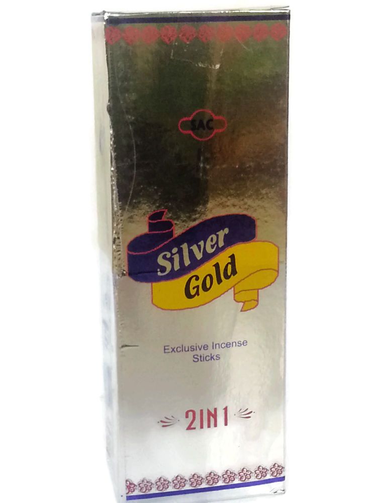 SAC Gold Silver Incense, 120 Stick Box