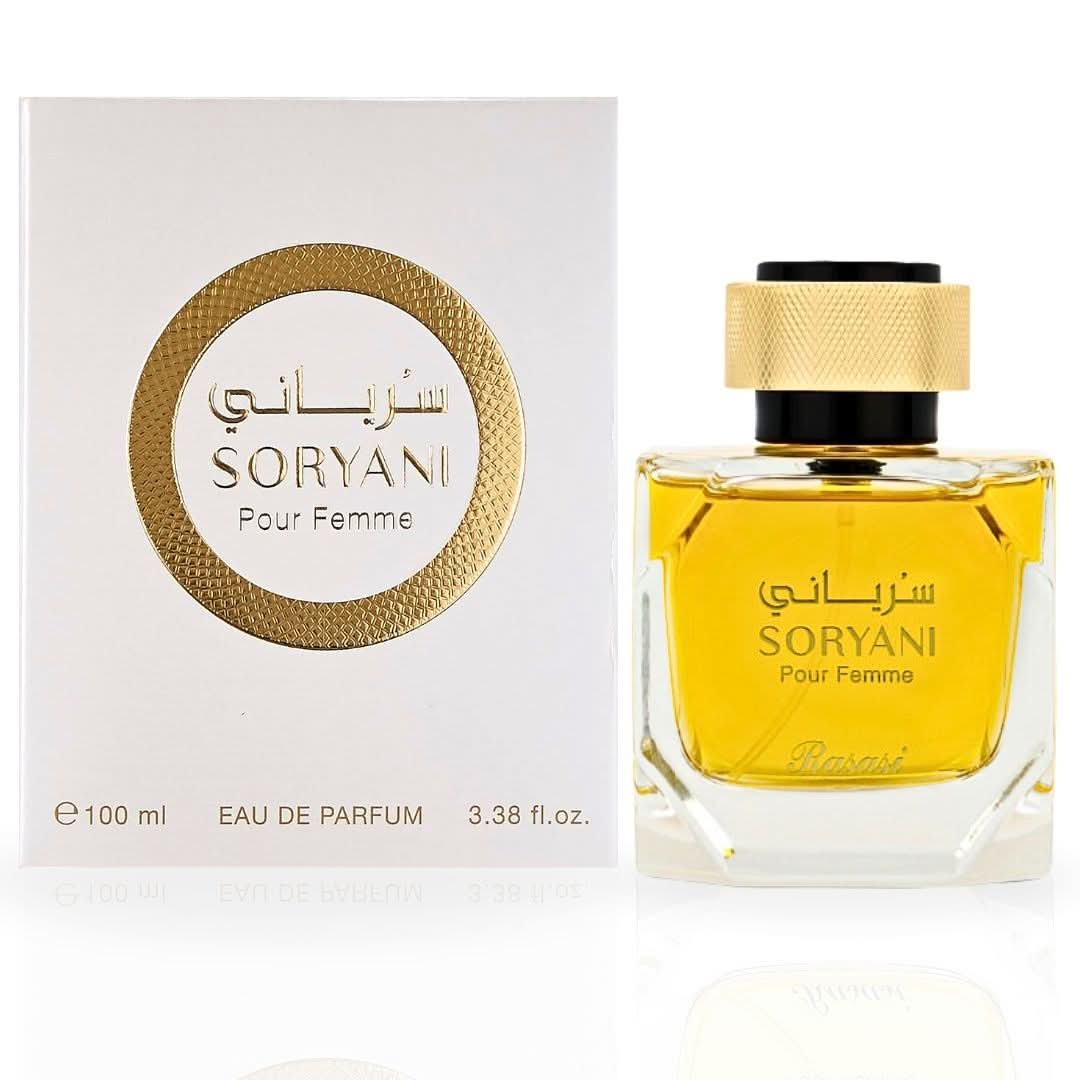 Rasasi Soryani Eau De Parfum Spray, 3.38 Fl Oz (100 ml)