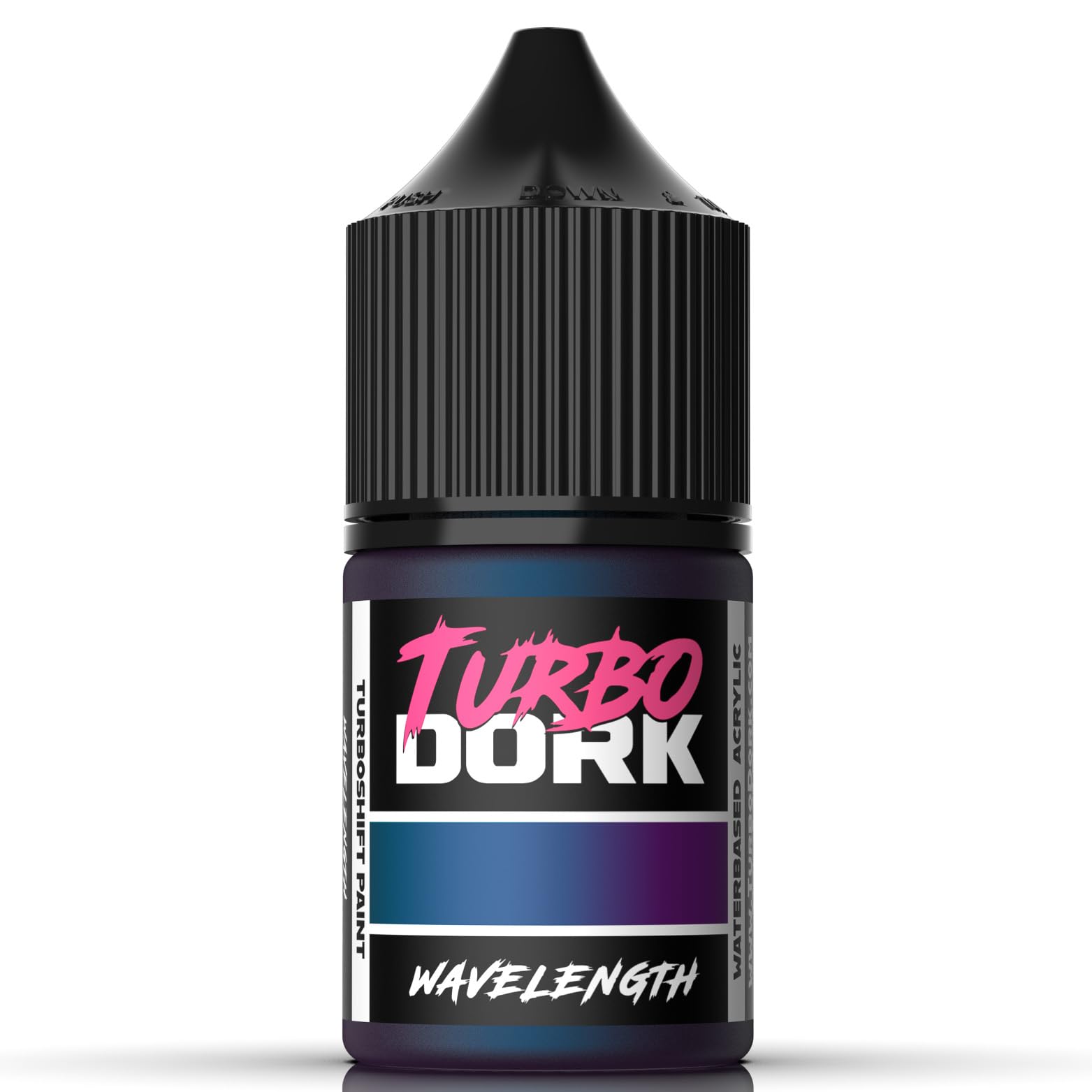 Turbo Dork Wavelength TurboShift Acrylic Paint 22ml Bottle - Water-based Non-Toxic Metallic Color Shifting Paint