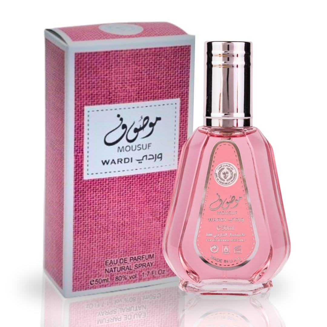 Ard Al Zaafaran Mousuf Wardi Eau de Parfum for Women, Floral, 1.7 Oz