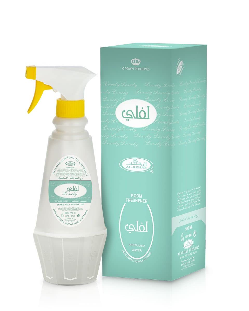 Al Rehab Lovely Air Room Freshener Spray 16.9 Fl Oz (500 ml)