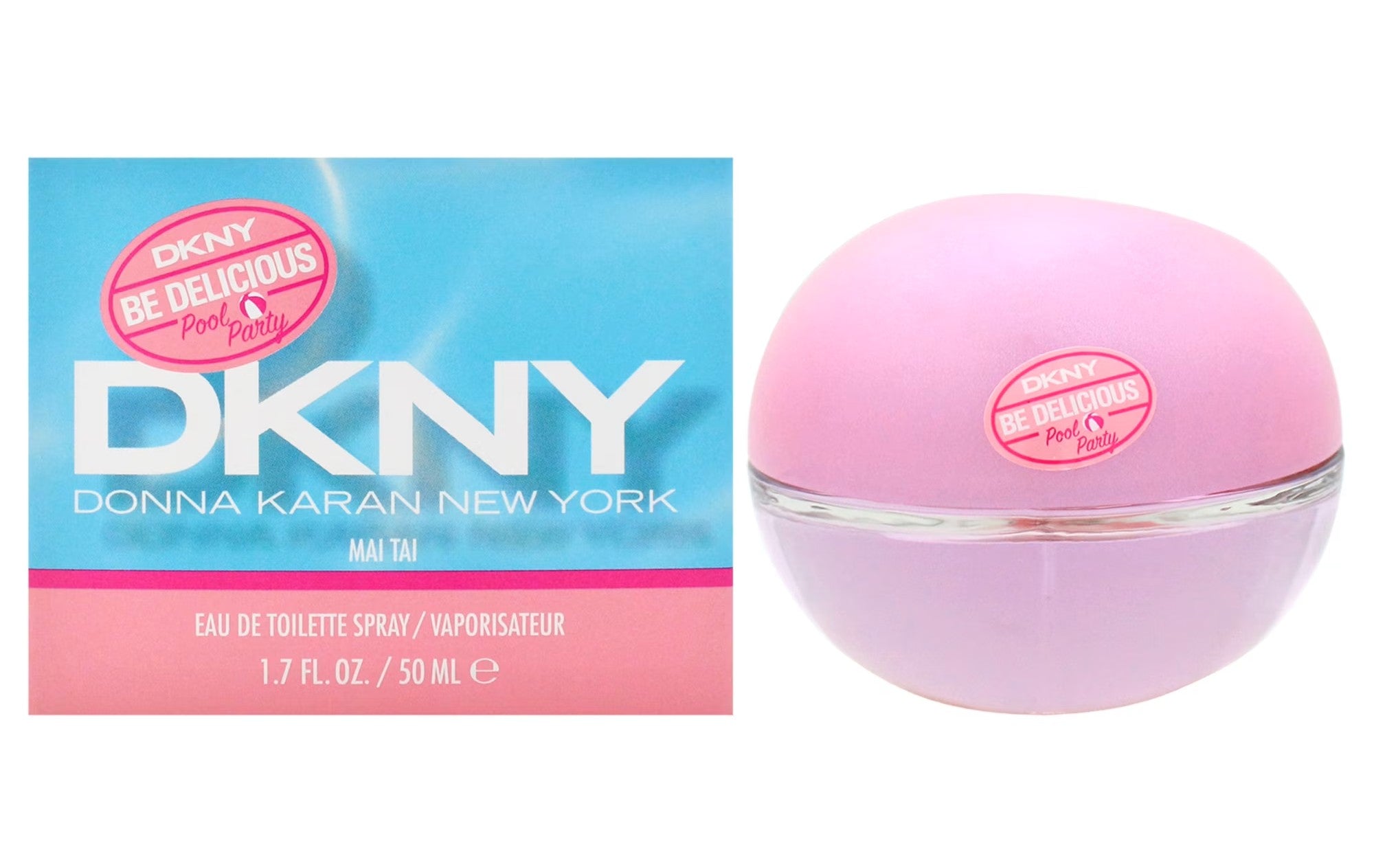 DKNY Be Delicious Pool Party Mai Tai Perfume for Women  EDT Spray, 1.7 oz