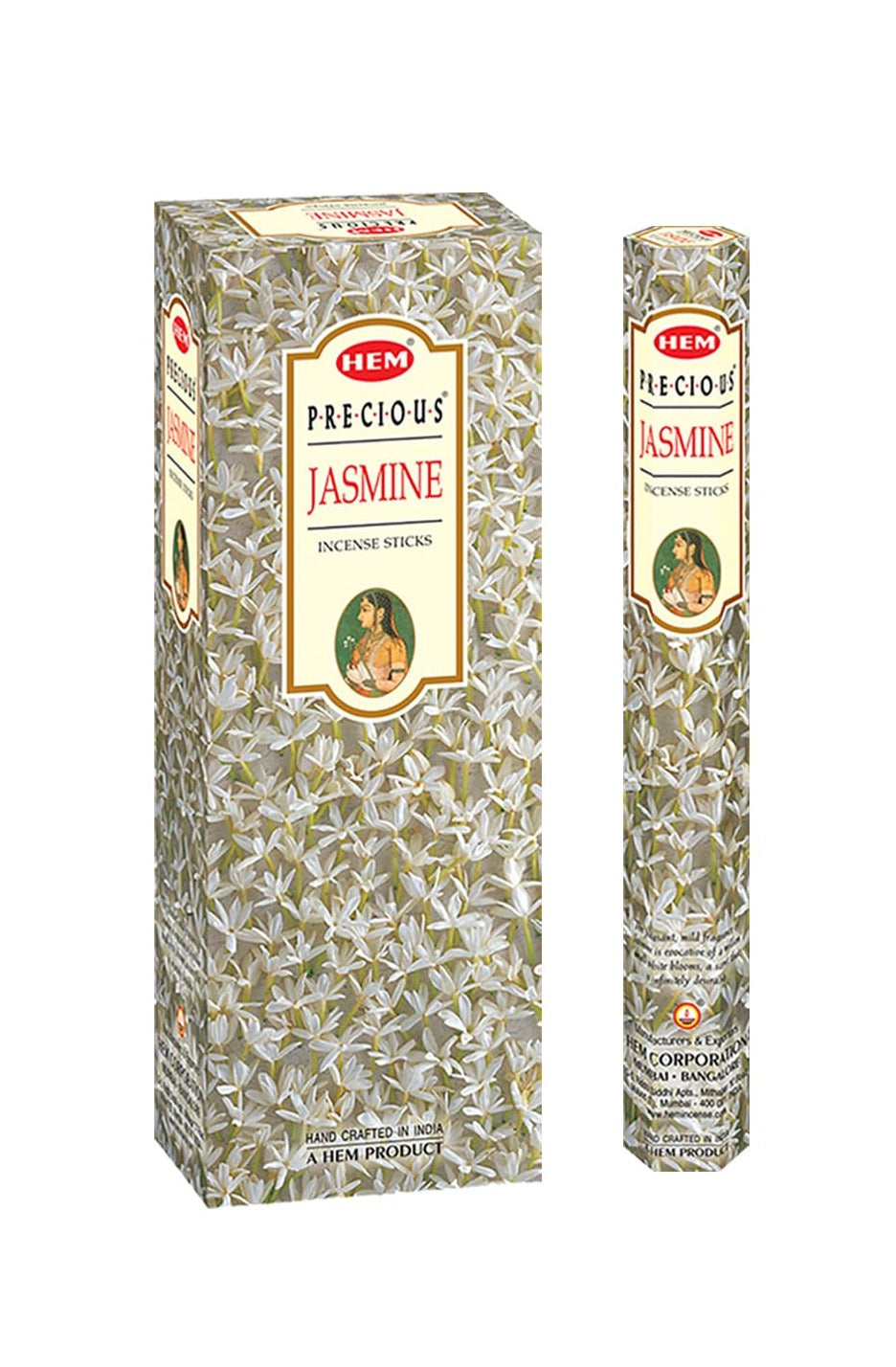 Incienso Hem Precious Jasmine, caja de 120 varillas