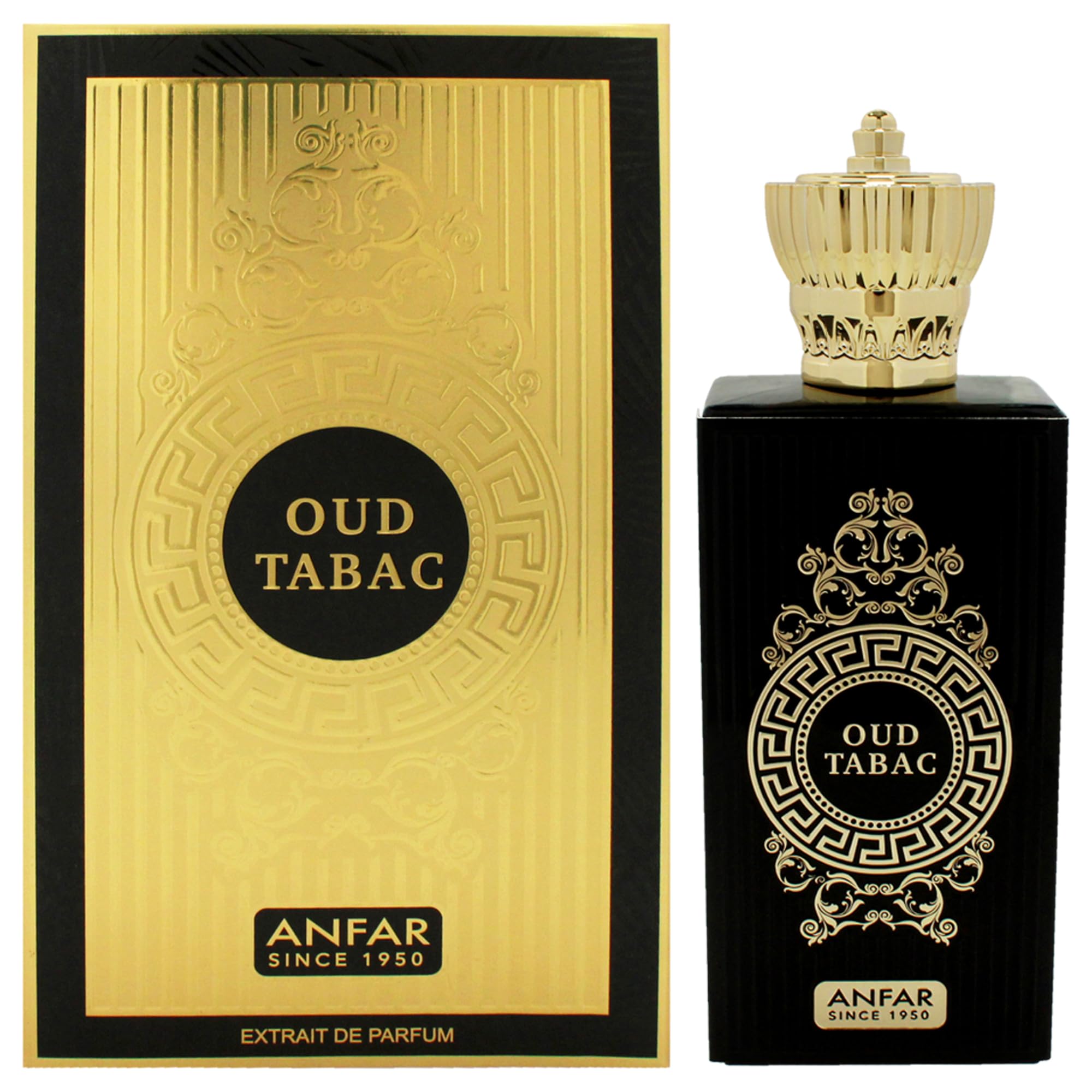 Anfar Oud Tabac Extrait de Parfum Men Oud Tobacco Vanilla Scent 2.04 oz Spray