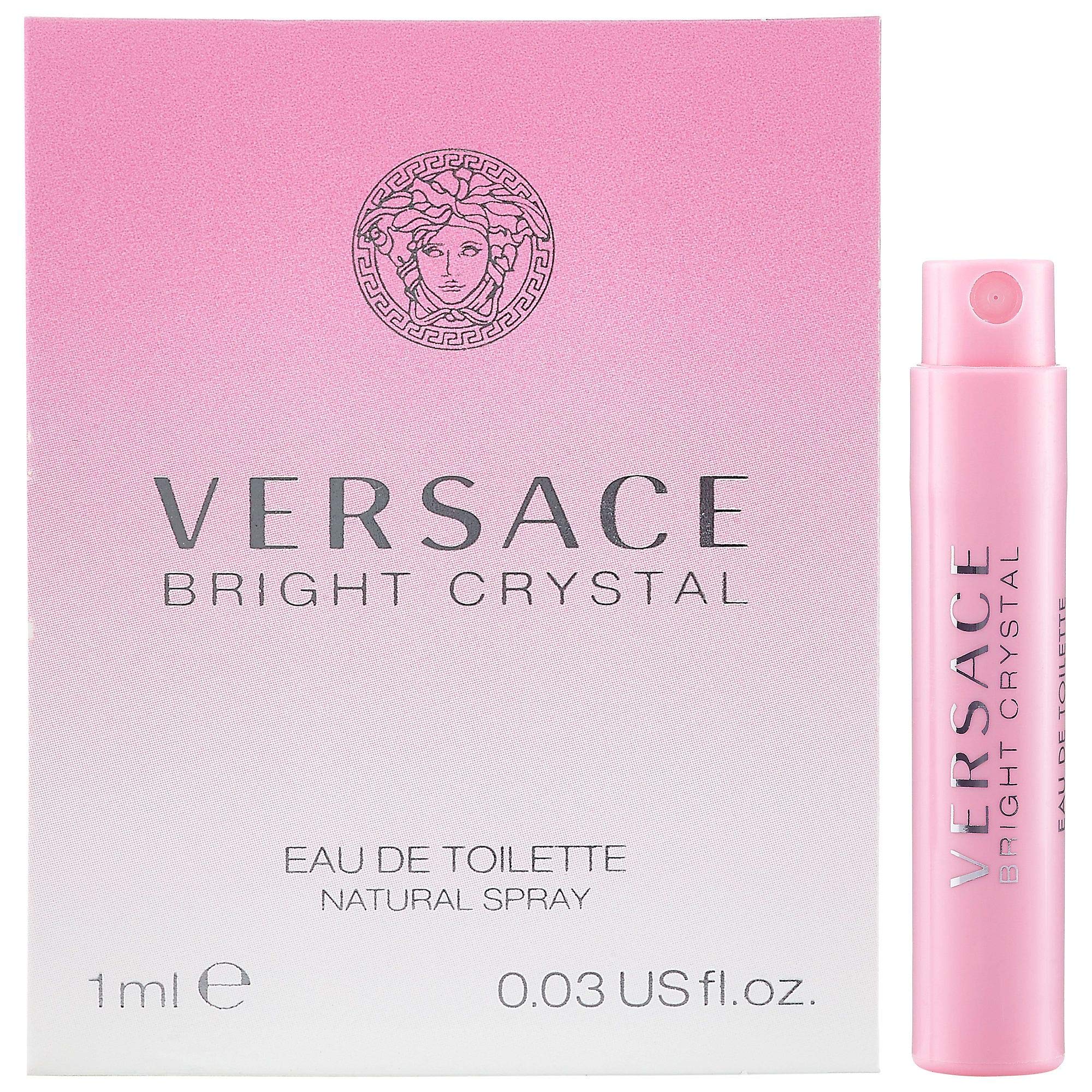 Versace Bright Crystal Eau de Toilette for Women Sample/Trial Vial 0.03 Fl Oz (1 ml)