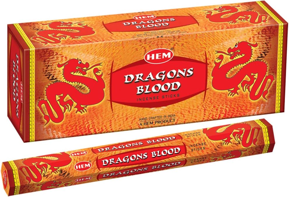 Incienso rojo sangre de dragón Hem, caja de 120 varillas