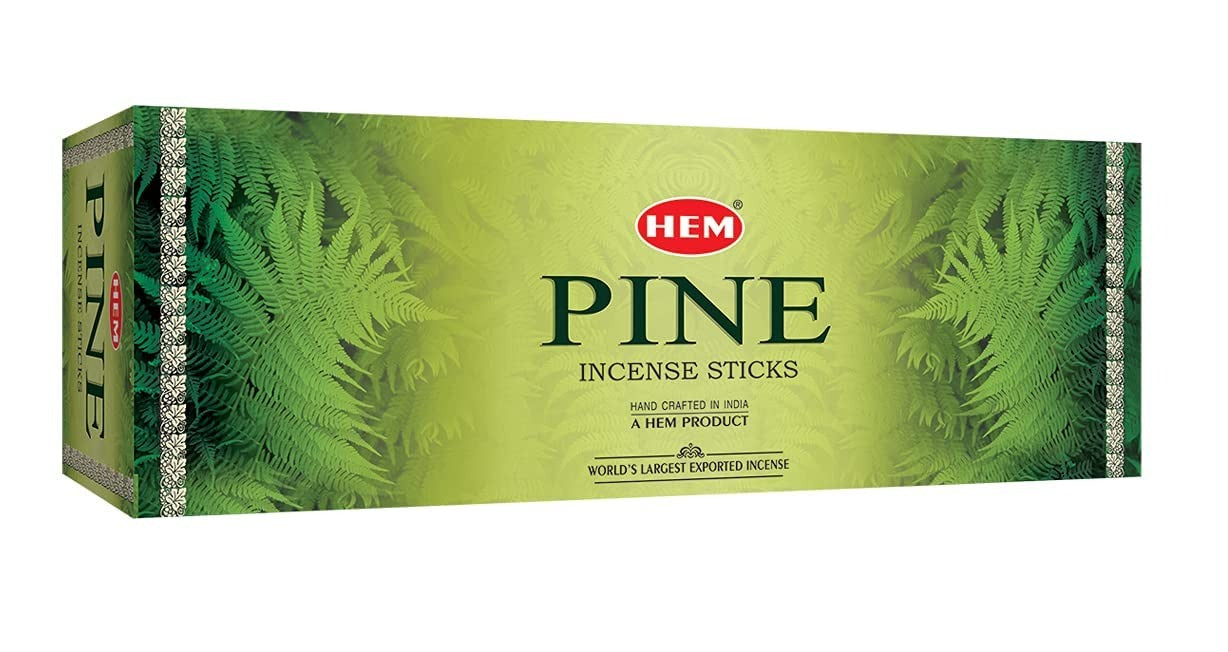 Incienso de pino Hem, caja de 120 varillas