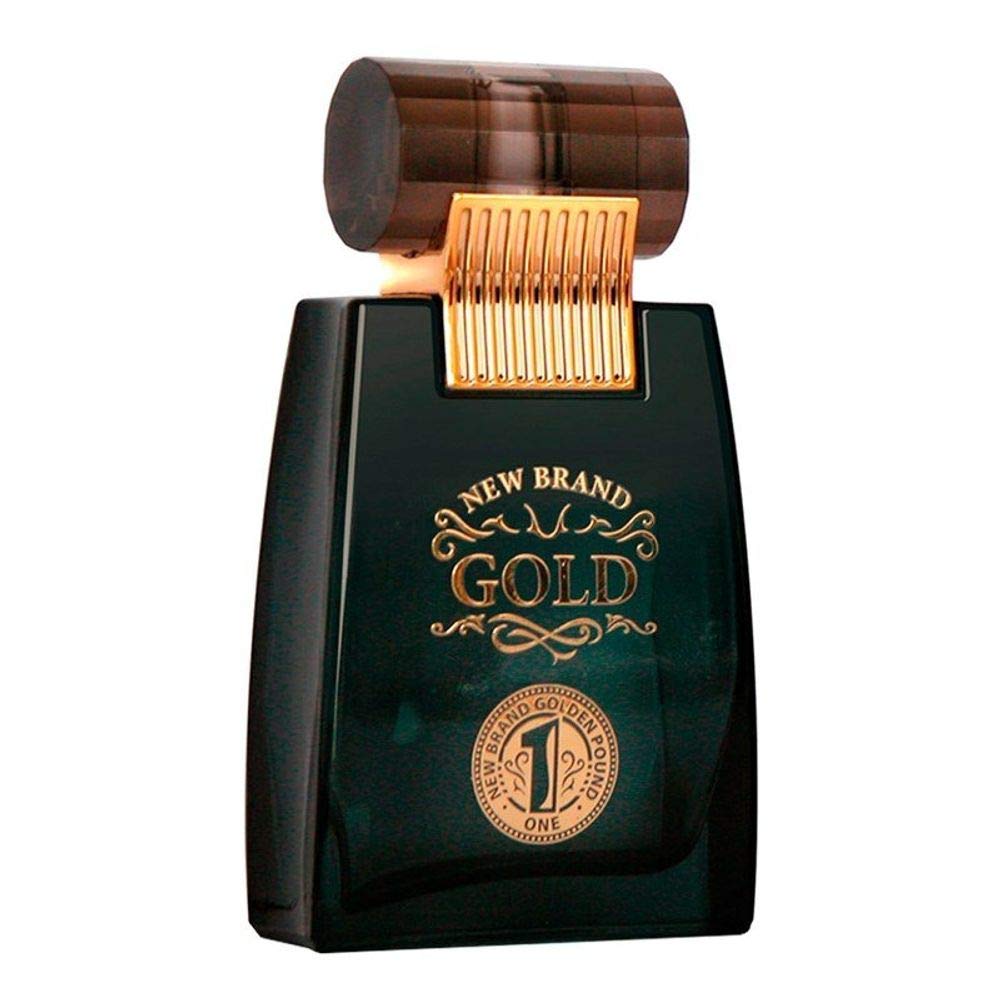 New Brand Prestige Gold Eau de Toilette Men Fresh Woody Scent 3.3 oz Spray
