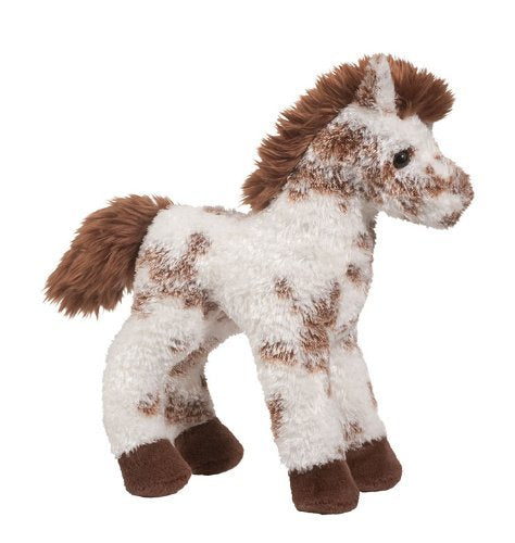 Appaloosa Stoney Brown et Blanc 9" par Douglas Cuddle Toys