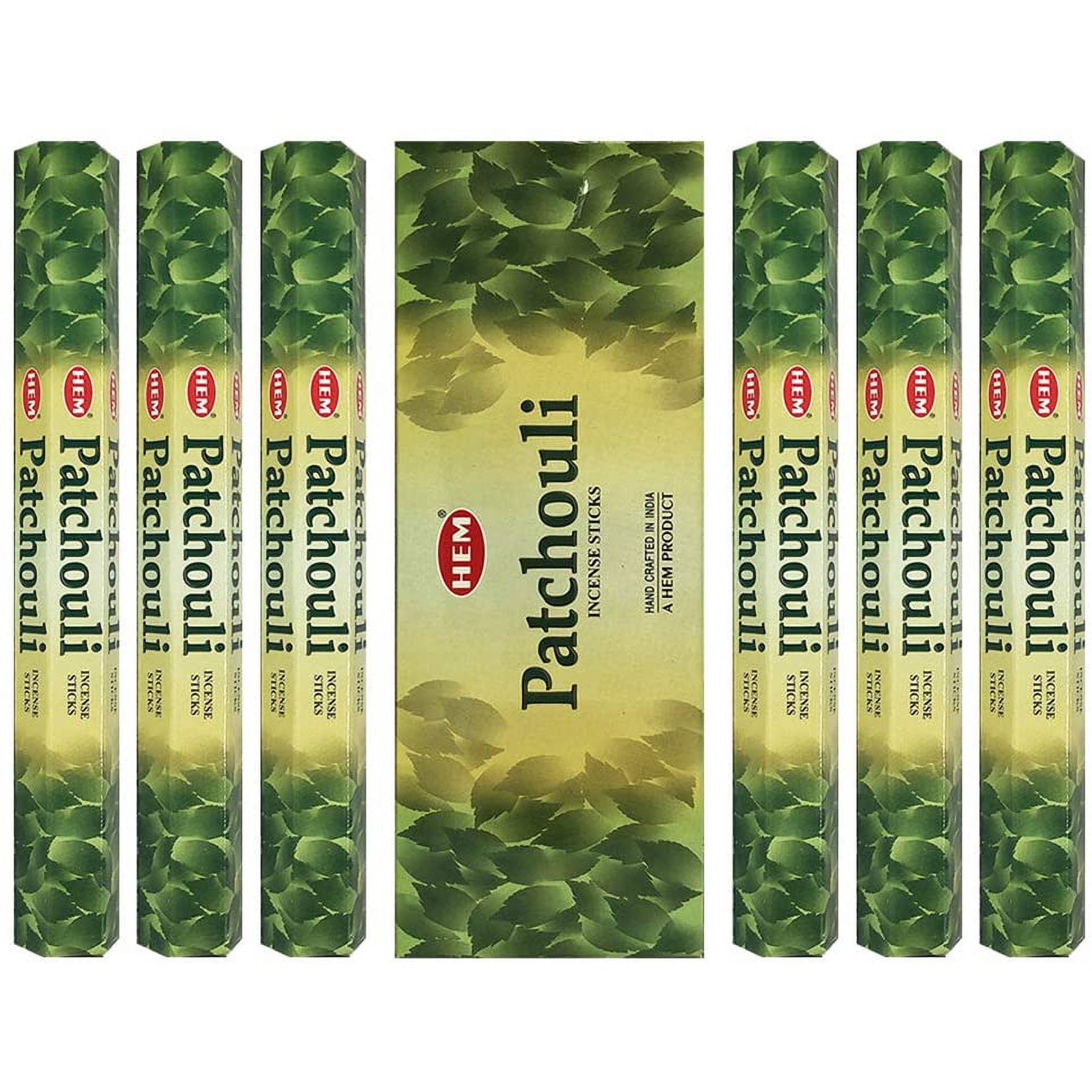 Hem Patchouli Incense Sticks - 120 Stick Bulk Box (6 Inner Tubes of 20)