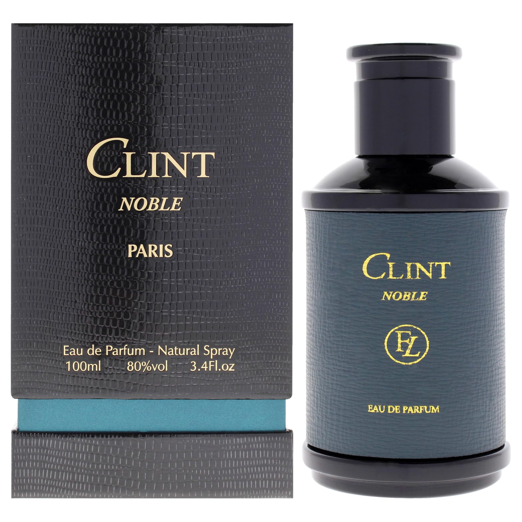 LOrientale Clint Noble Eau de Parfum for Men Oriental Floral Citrus Vanilla Amber Scent 3.4 oz Spray