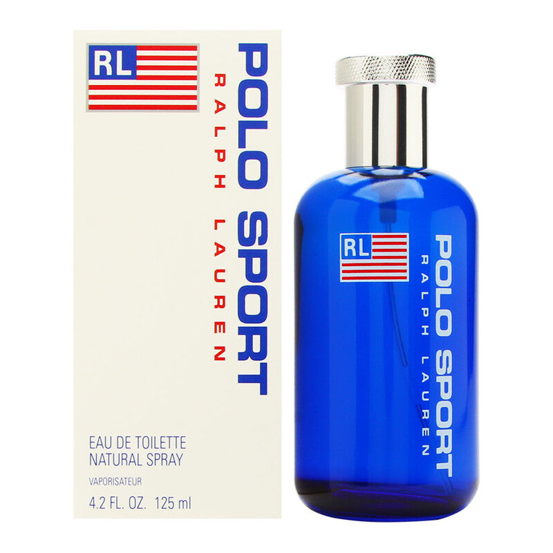 Ralph Lauren Polo Sport EDT Spray for Men 4.2 oz / 125 ml Aromatic Fresh