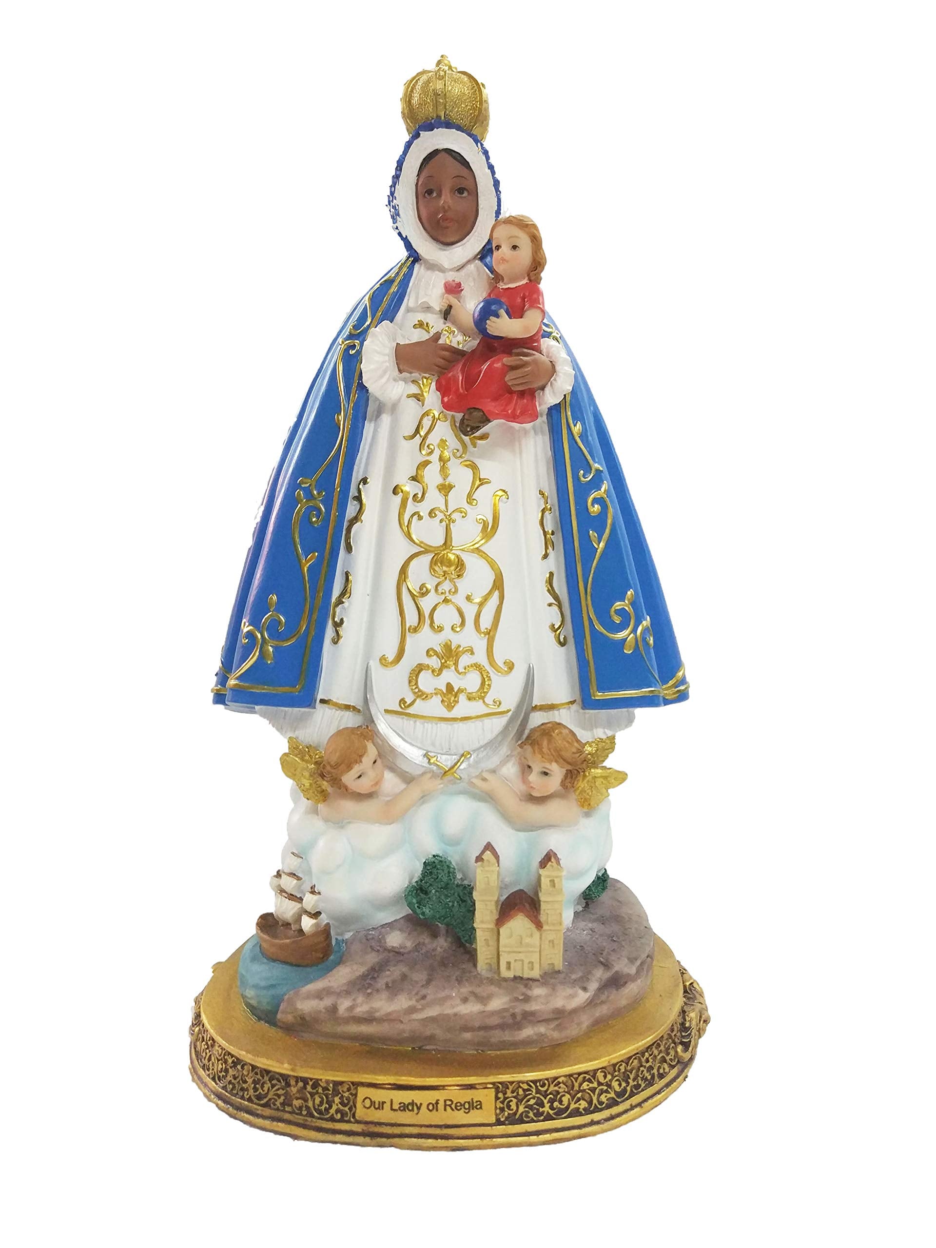Suministros Religiosos Nuestra Señora de Regla La Virgen de la Regla Estatua (5 pulgadas)