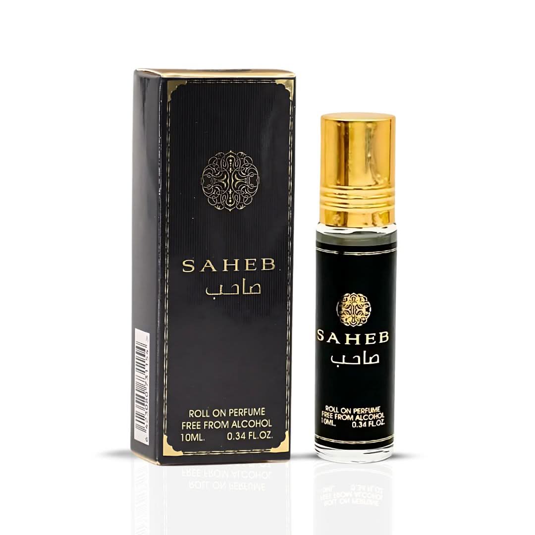 Saheb Roll-On Perfume Oil CPO 10ml (0.34 oz) by Ard Al Zaafaran