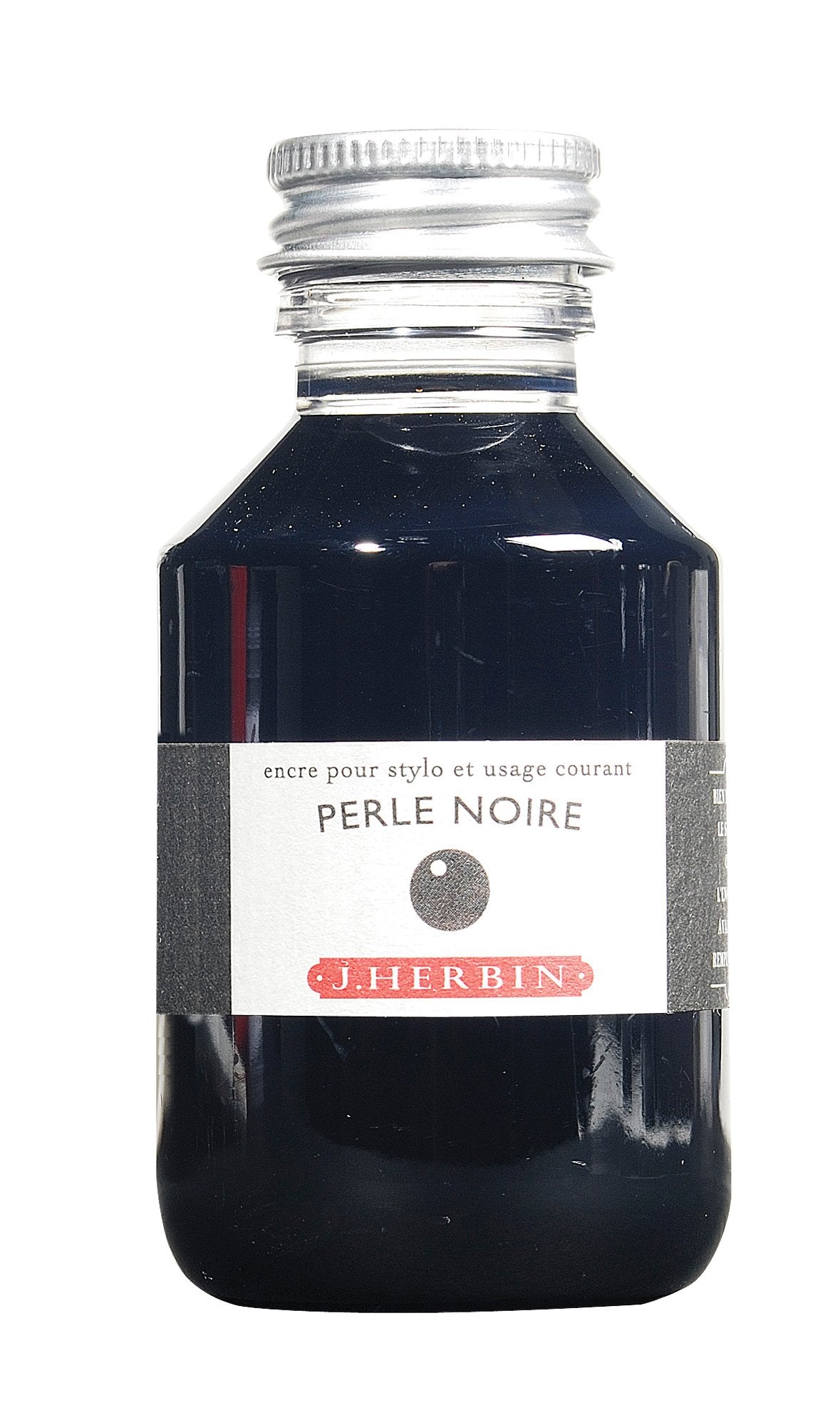 Tinta para pluma estilográfica Herbin - Botella de 100 ml - Perle Noire