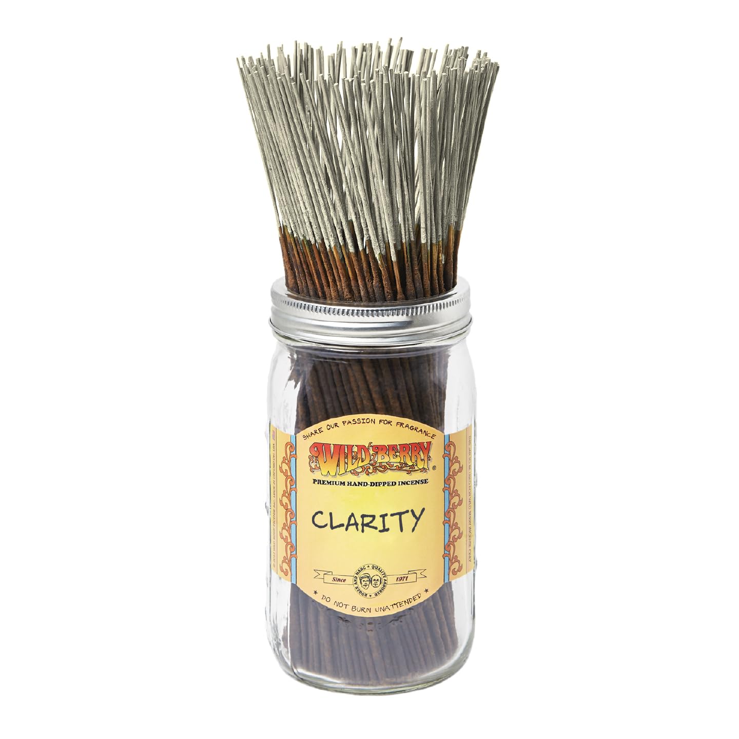 Wild Berry Clarity Incense Sticks, 100 Count Hand-Dipped Aromatic Incense