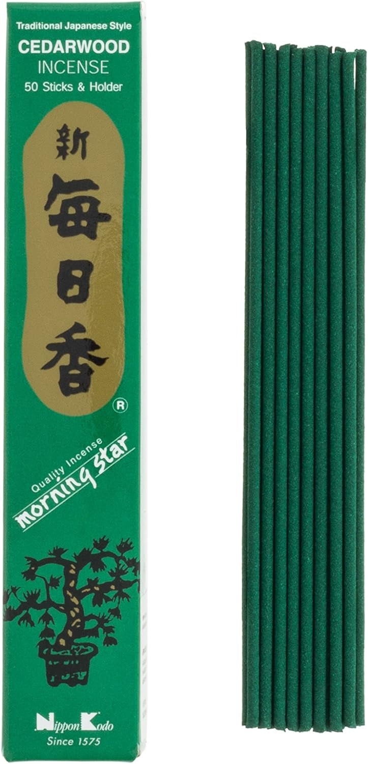 Nippon Kodo Morning Star Incense - Cedarwood - 50 Sticks