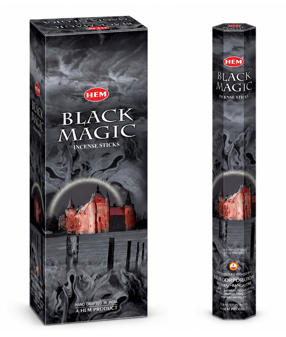 Incienso Hem Black Magic, caja de 120 varillas