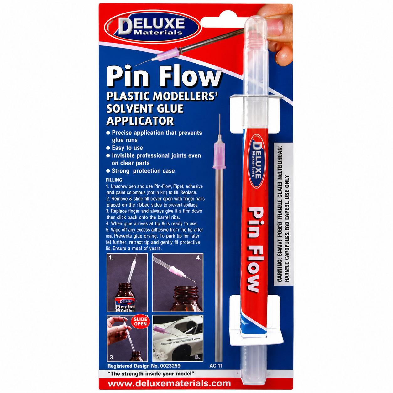 Deluxe Materials Pin Flow Applicator for Precision Glue & Adhesive Application