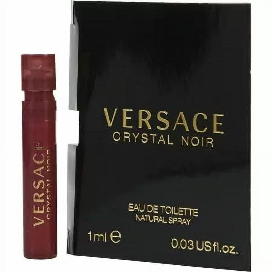 Versace Crystal Noir Eau de Toilette for Women Sample/Trial Vial 0.03 Fl Oz (1 ml)