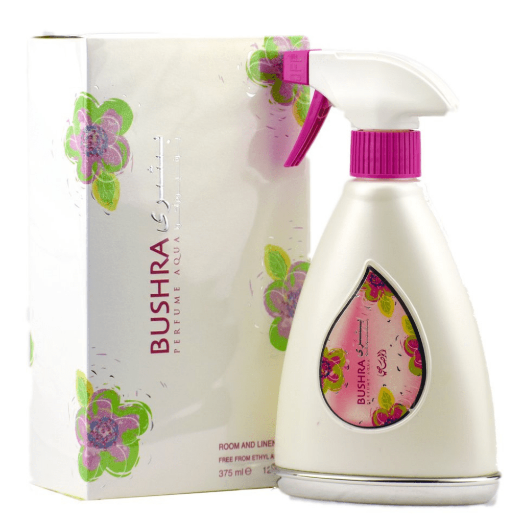 Rasasi Aqua Bushra Water-Based Room & Linen Spray, 12.7 Oz (375ml)