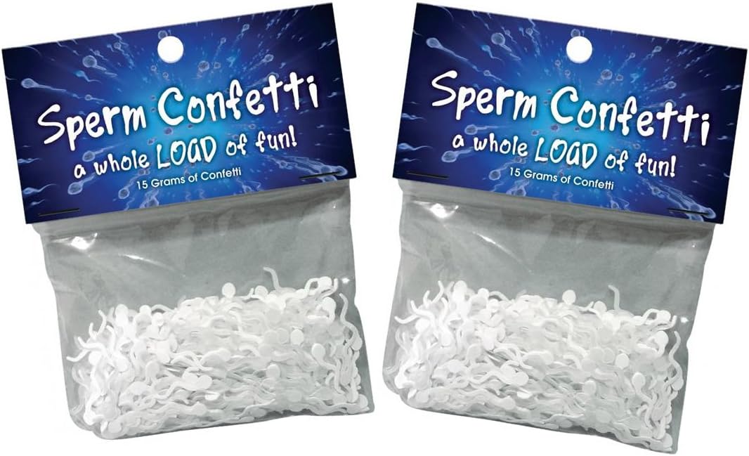 Sperm Confetti 15 gram Pack (2-Pack) - 30 grams Total