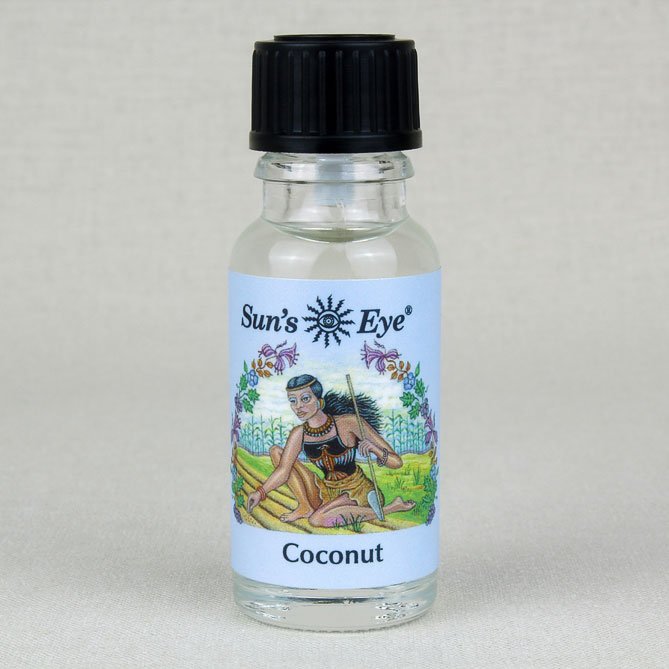 Suns Eye Coconut Herbal Fragrance Oil - 1/2 Ounce Bottle