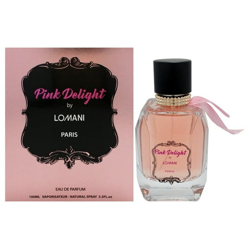 Lomani Pink Delight Perfume for Women  EDP Spray, 3.4 oz (100 ml), Fruity