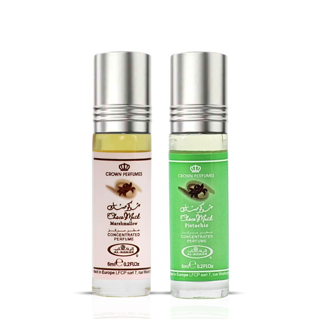 Al Rehab Choco Musk Marshmallow & Pistachio Bundle 6ml (0.2 oz)