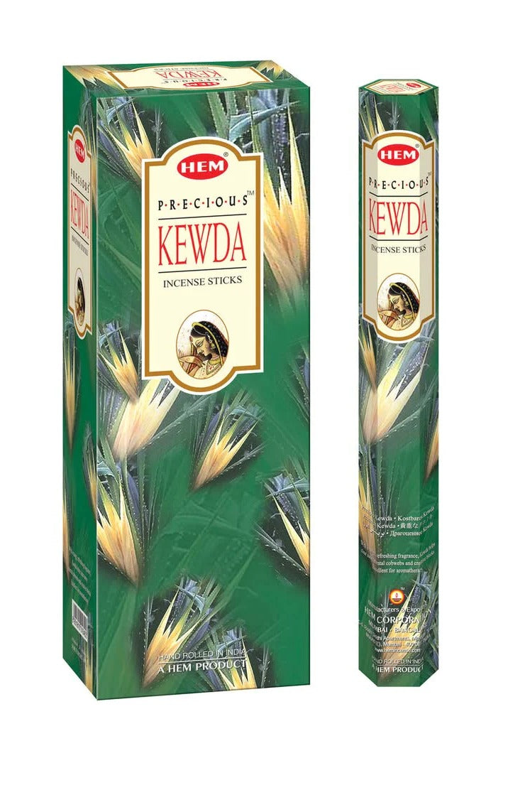 Incienso Hem Precious Kewda, caja de 120 varillas
