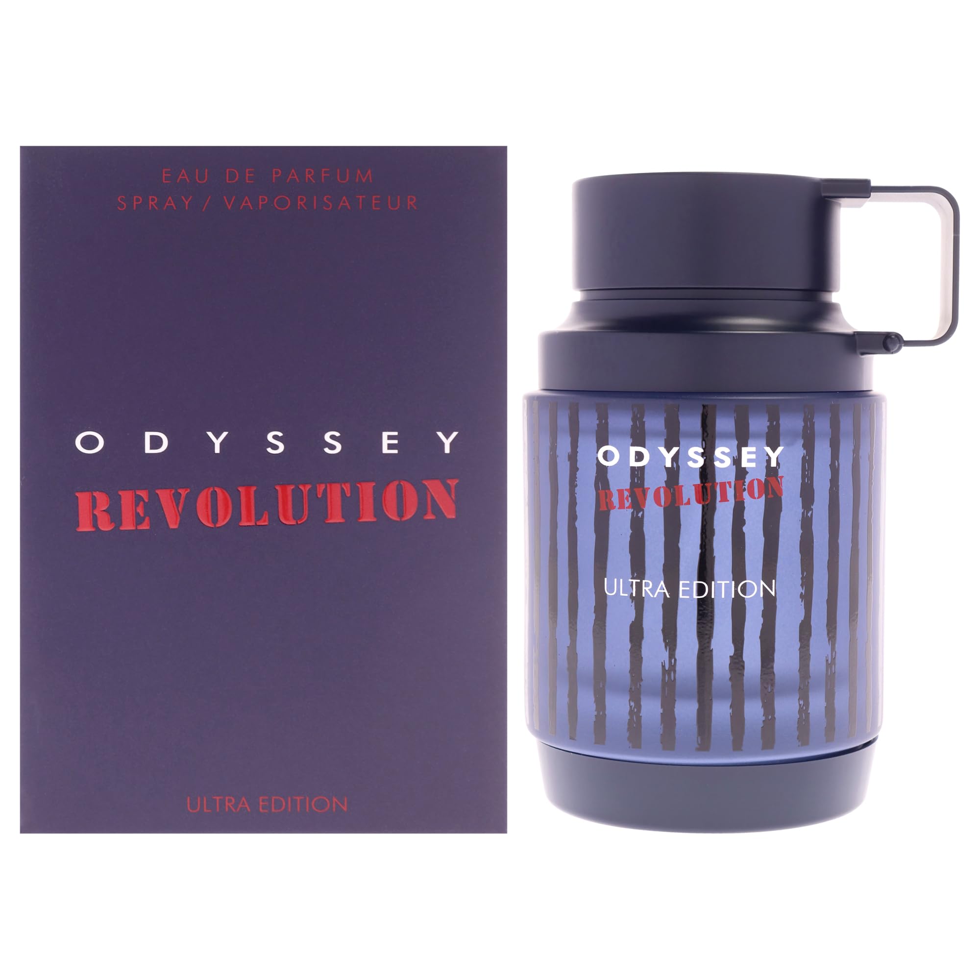 Armaf Odyssey Revolution Eau de Parfum for Men, Spicy Aromatic Woody Fragrance with Modern Masculine Intensity, 3.4 oz Spray