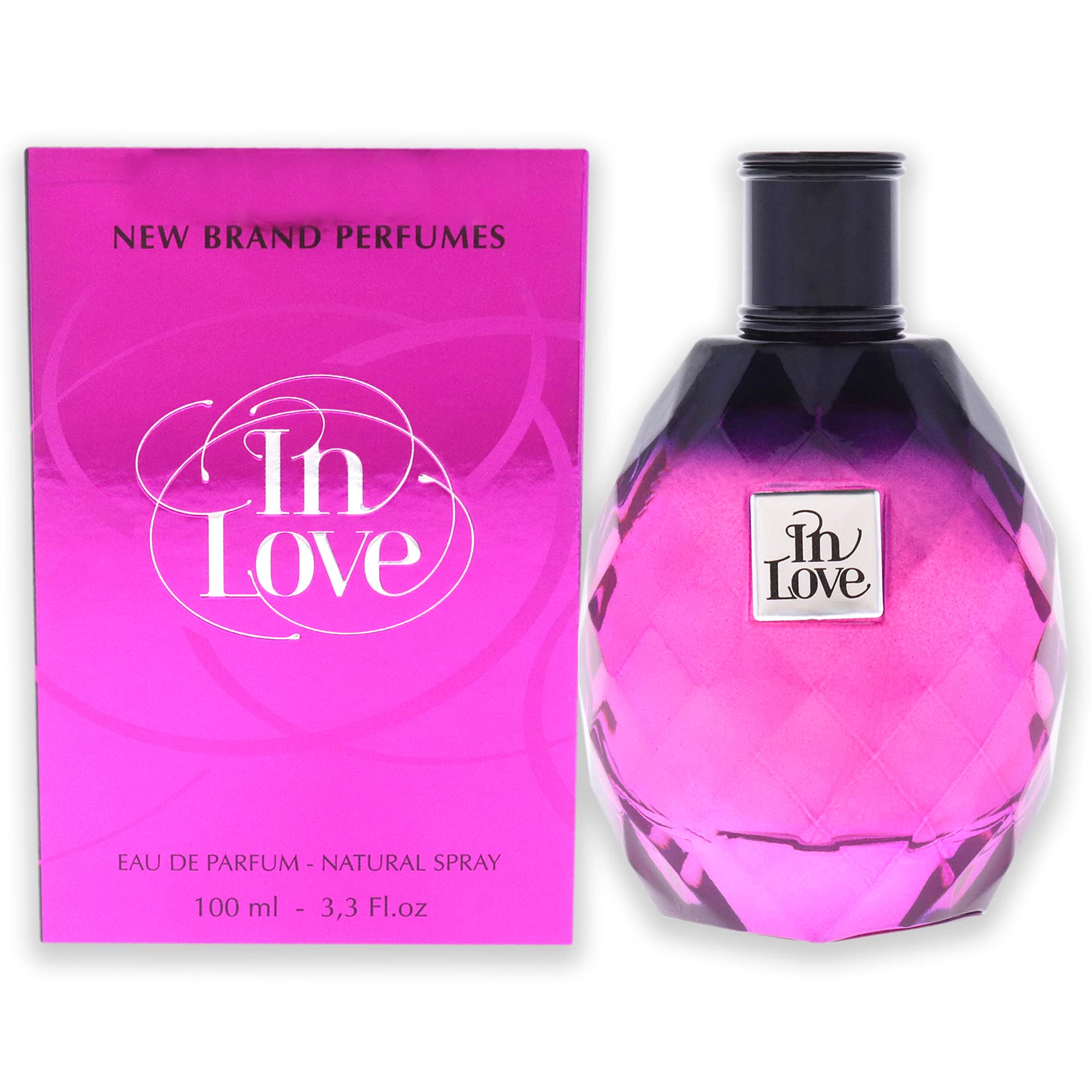 New Brand In Love Eau de Parfum Women Oriental Vanilla Scent 3.3 oz Spray
