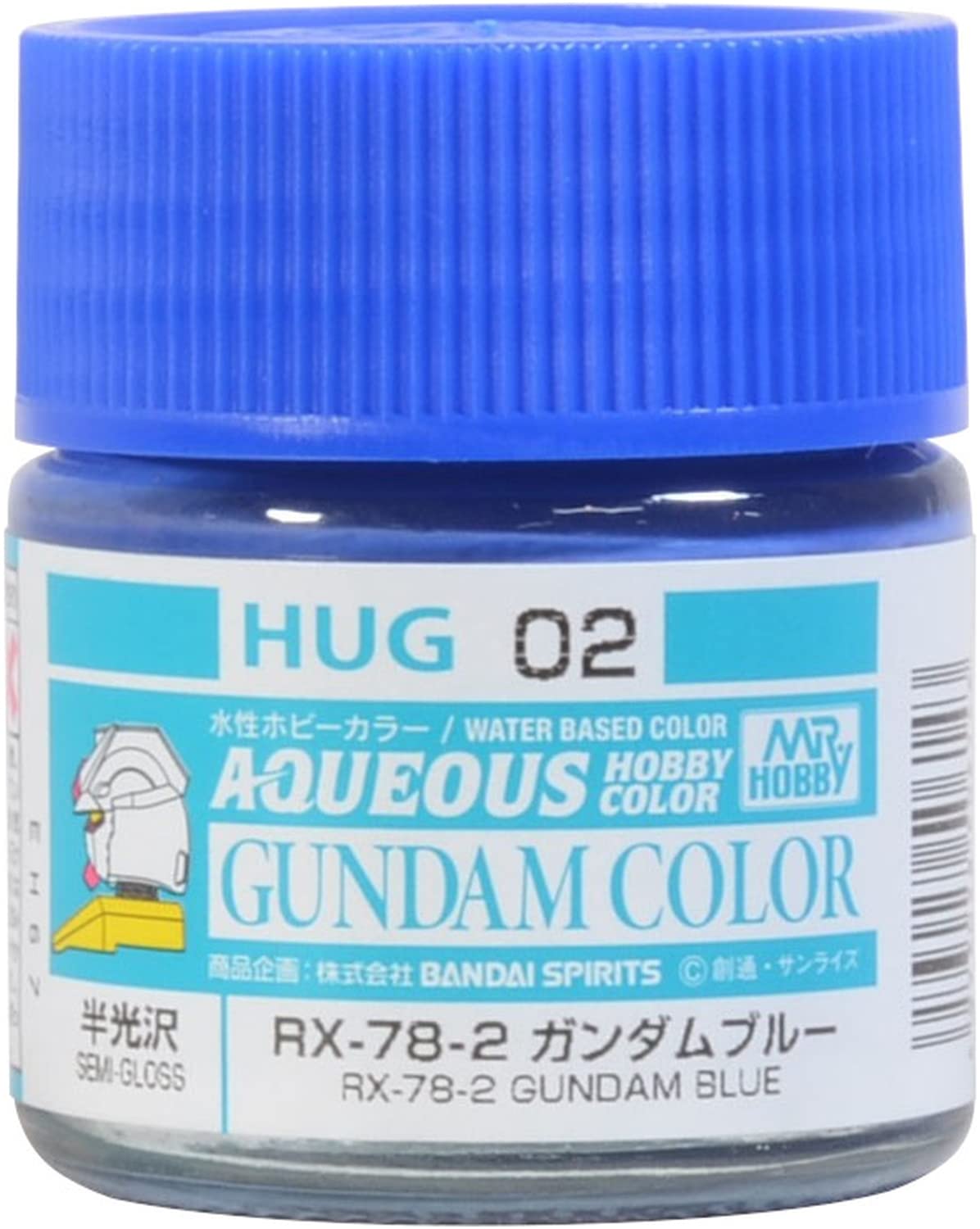 Mr. Hobby Gundam Blue Water Based Hobby Color Series (RX-78-2)