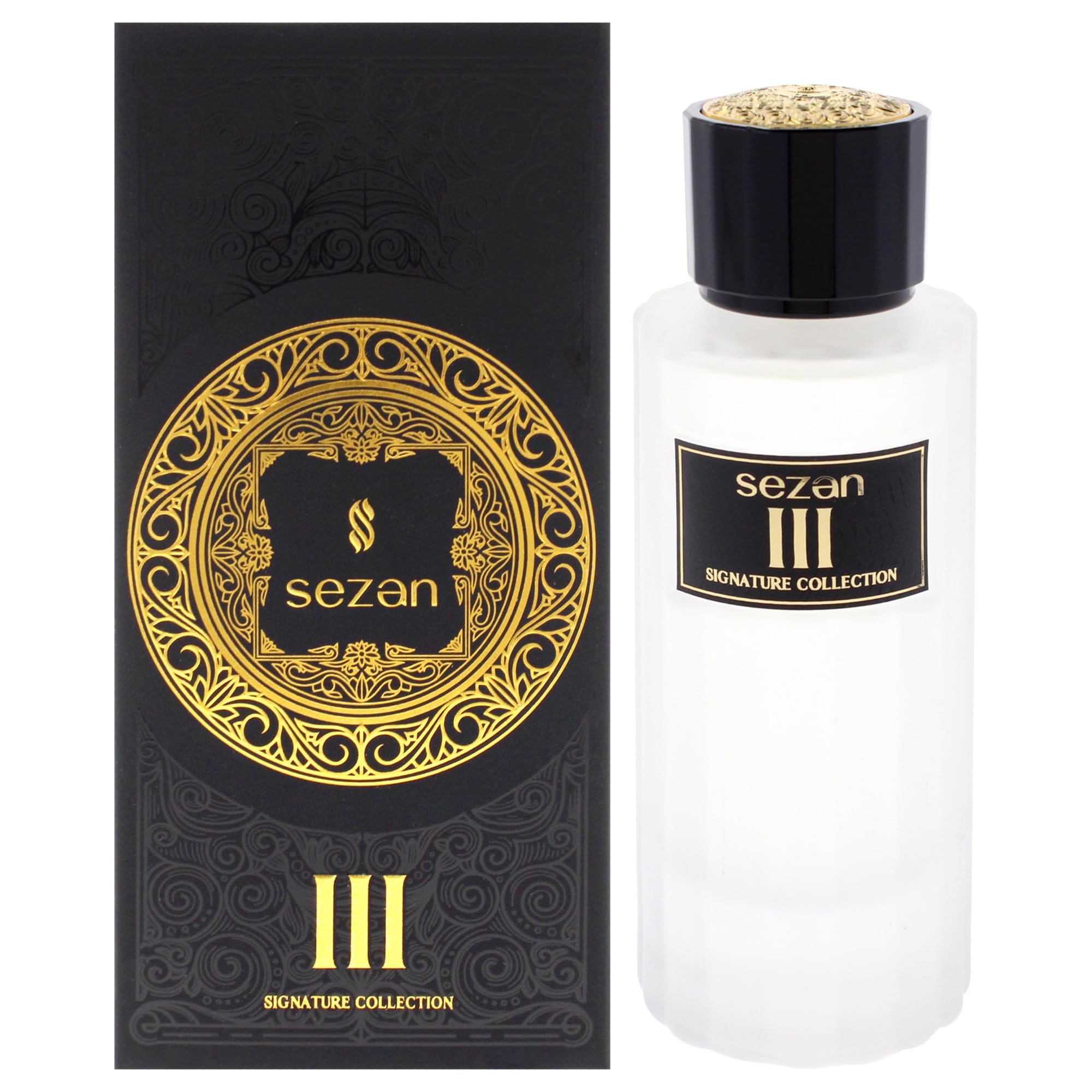 Sezan Signature III Eau de Parfum Men Sweet Citrus Musk Scent 3.4 oz Spray