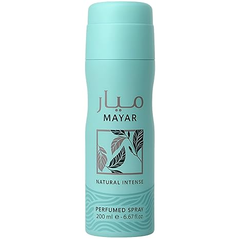 Lattafa Mayar Natural Intense Deodorant Spray 6.7 Ounce (200 ml)