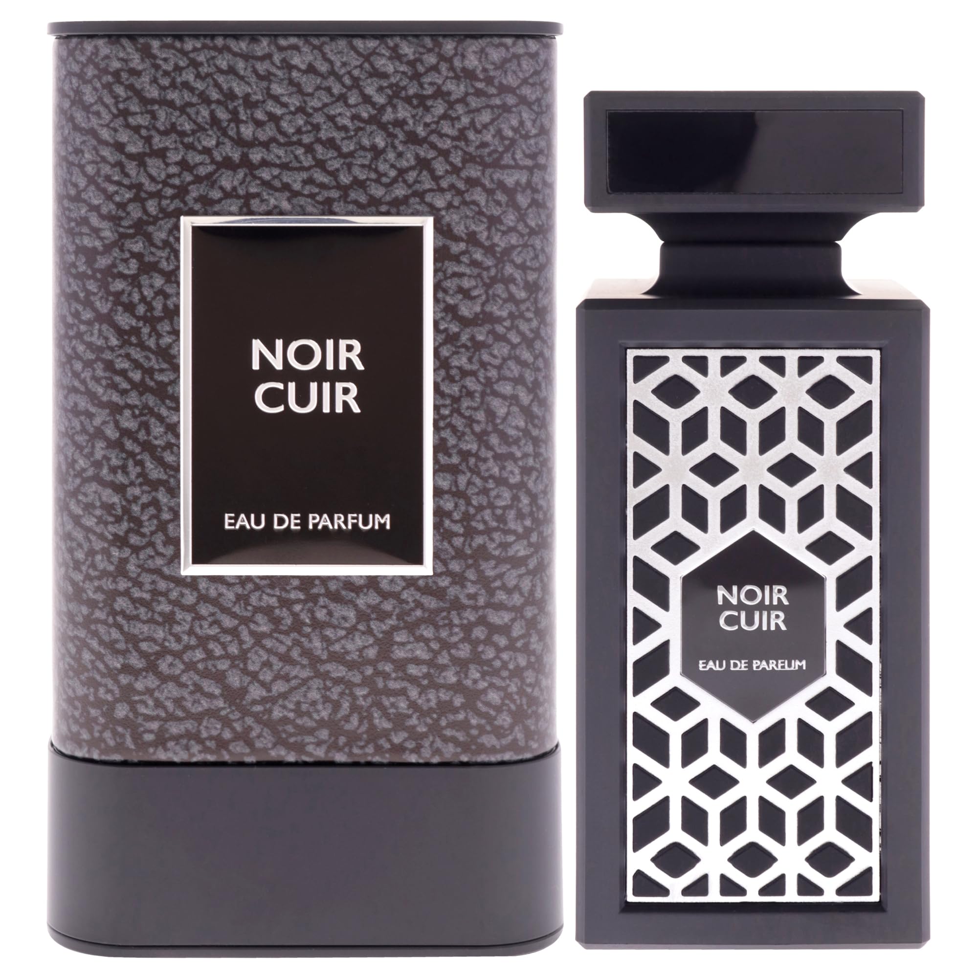 Flavia Noir Cuir Eau de Parfum for Men, Fruity Leather Fragrance with Cardamom Jasmine Oakmoss and Amber, 3.0 oz Spray