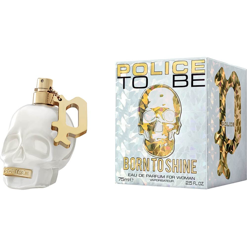 Police To Be Born To Shine Eau de Parfum Women Floral Vanilla Coffee Scent 2.5 oz Spray
