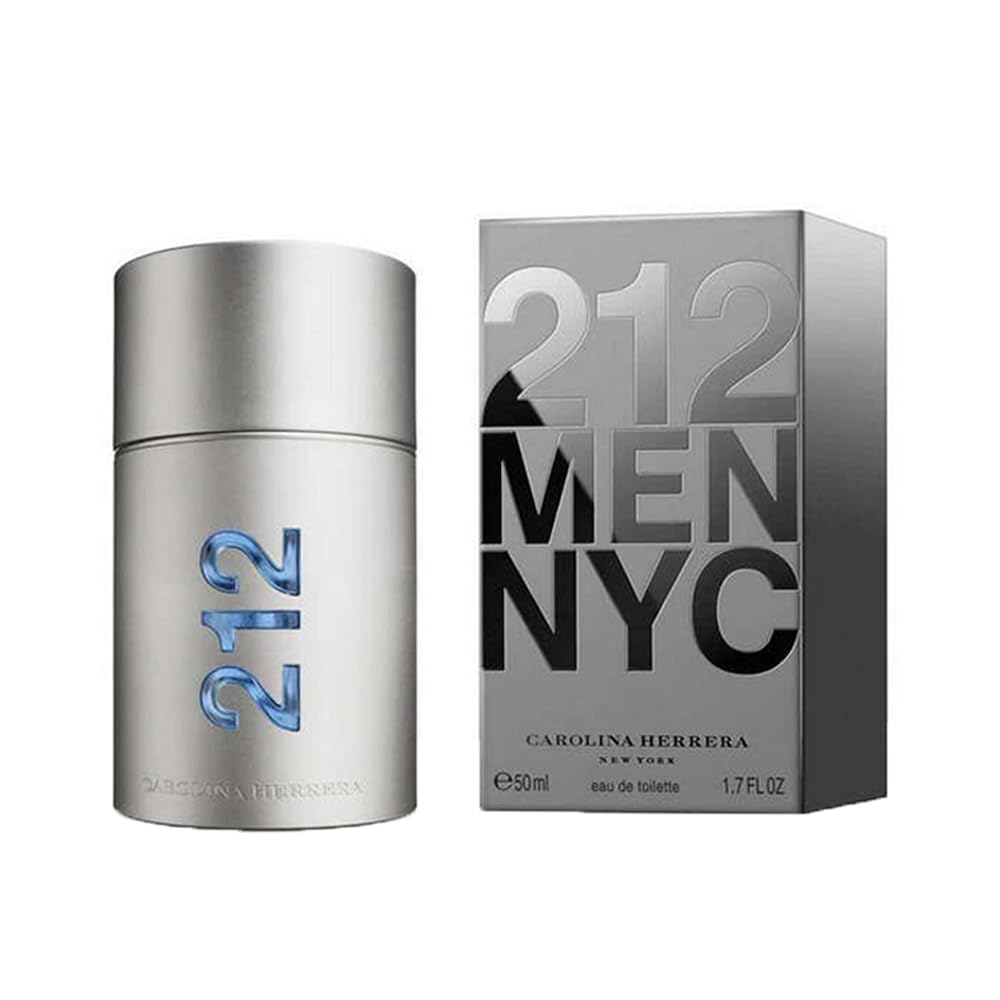 Carolina Herrera 212 Eau de Toilette Men Fresh Woody Scent 1.7 oz Spray