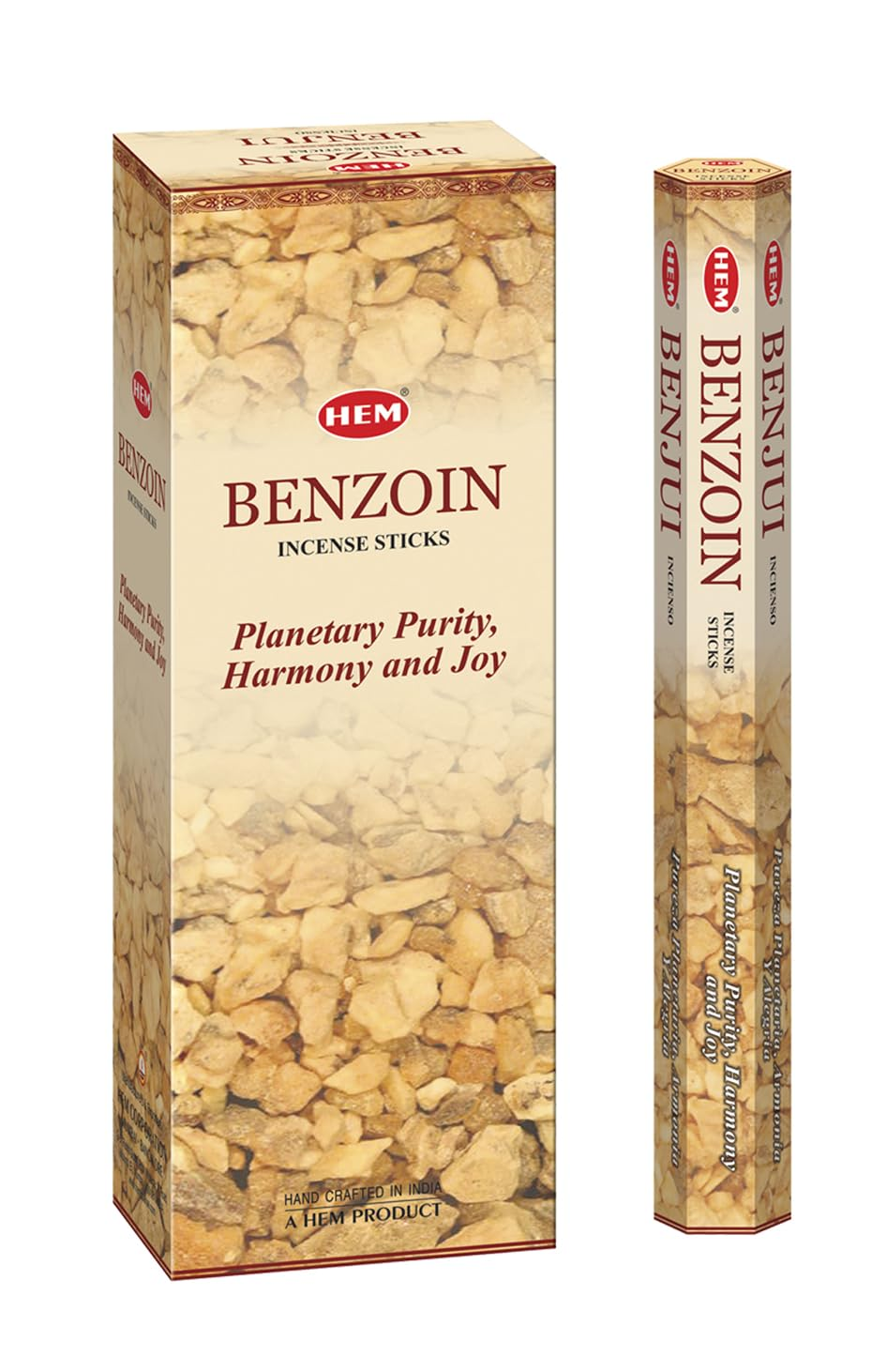 Incienso de benjuí Hem, caja de 120 varillas